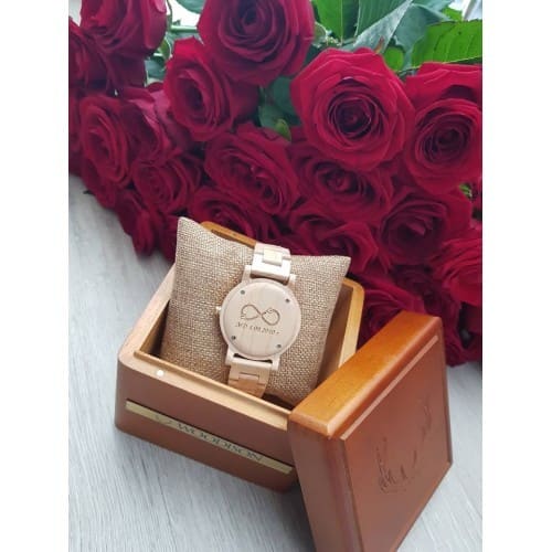 Zegarek drewniany - ROE Maple Gold - 1